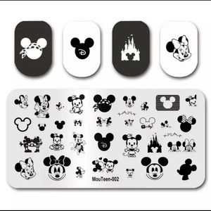 Mickey Mouse nail stamp plate